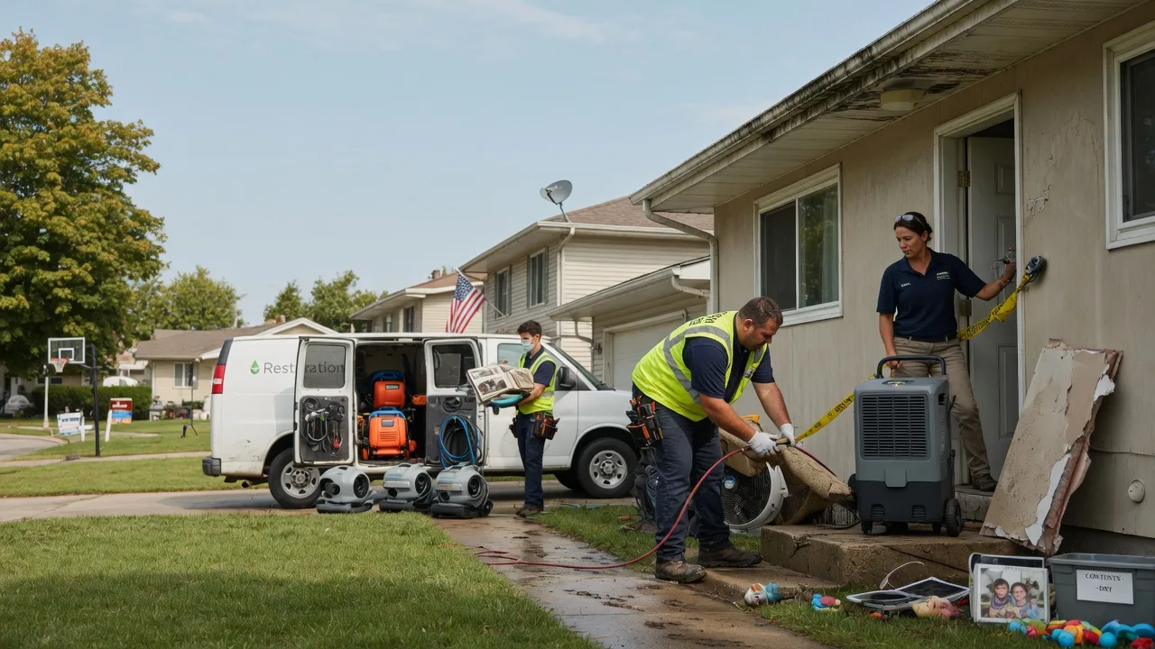 Water Damage Restoration in Wolcottville, IN near me